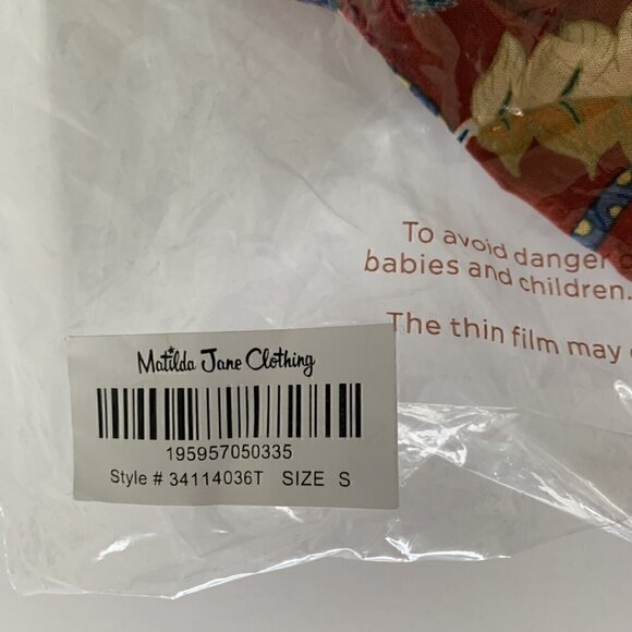 NWT Matilda Jane Woman Fall Garden Mums Blouse, Small - Picture 8 of 9